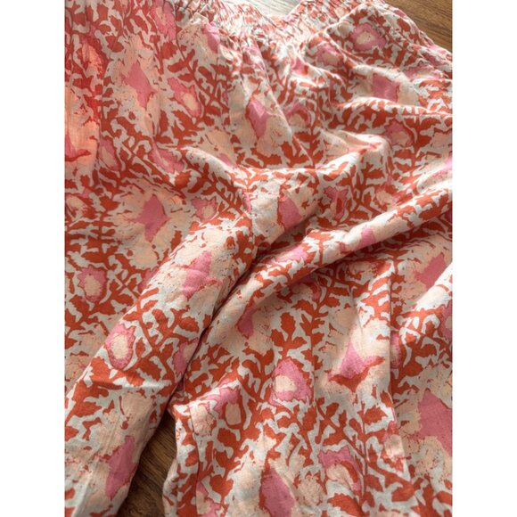 C&C California Womens Pants M Floral Wide Leg Pants Linen Blend - Picture 8 of 10